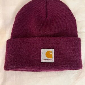 Carhartt Burgundy Beanie - Youth